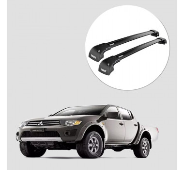 Rack p/ L-200 Triton Sport 17/... - Thule Wingbar Edge Preto