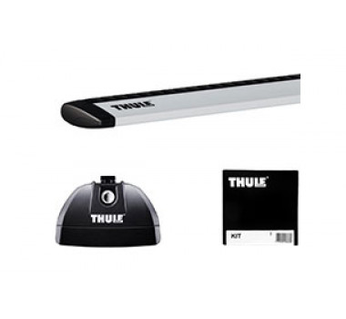 Rack p/ XC60 08/... - Thule Wingbar Rapid System Prata