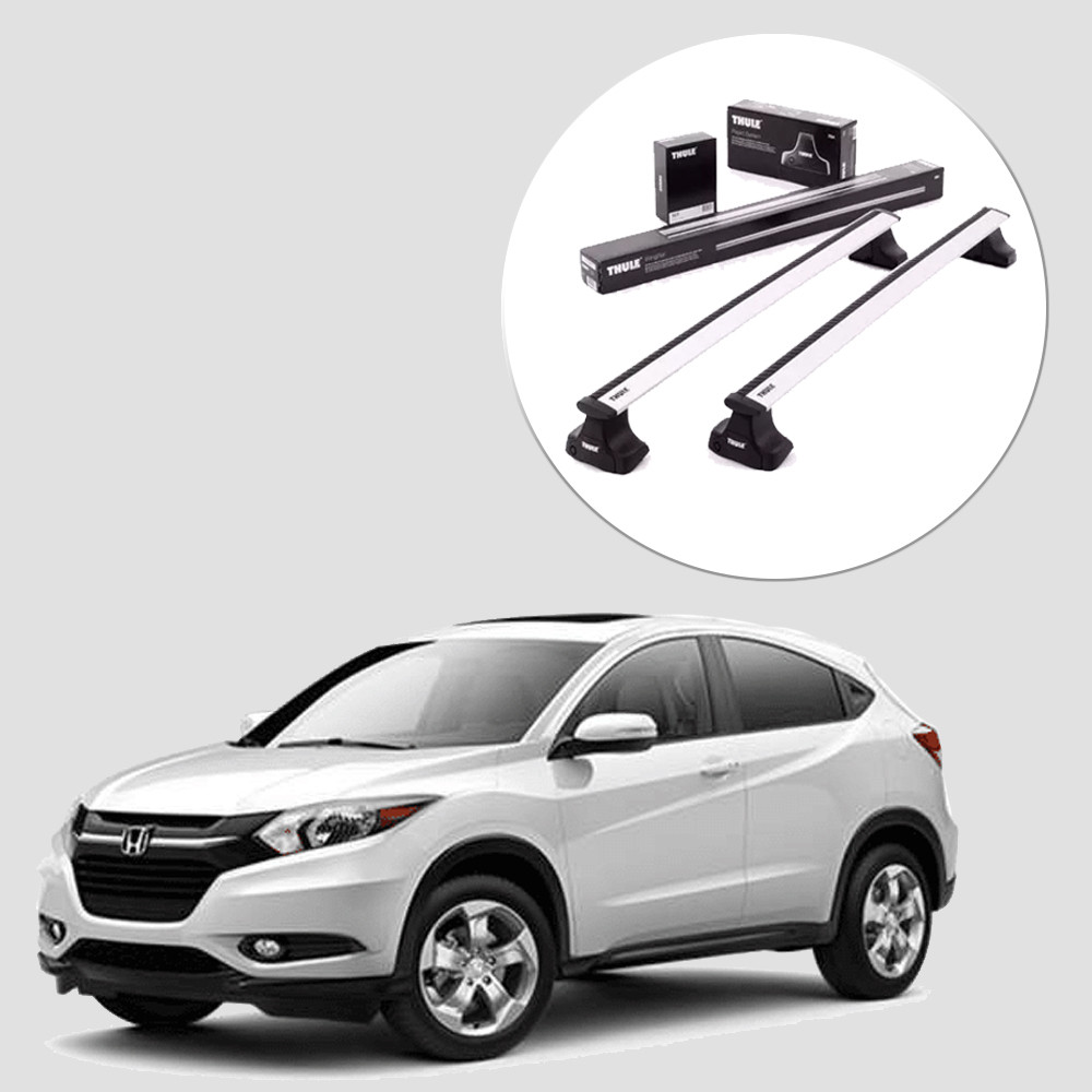 Prata Rack Rack p/ HR-V 15/... Thule Wingbar Rapid System Prata